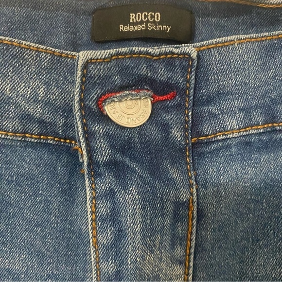 True Religion Rocco Moto Relaxed Skinny Jeans Med Sunkiss Wash W36 x L32 NWT - Picture 5 of 13